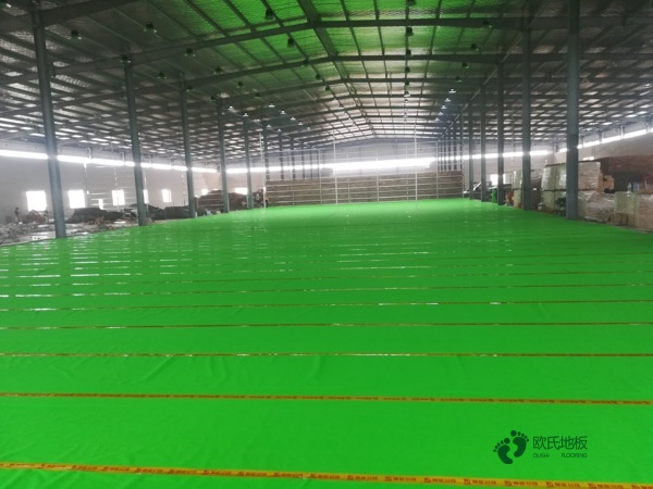 學(xué)校體育籃球木地板施工方案2