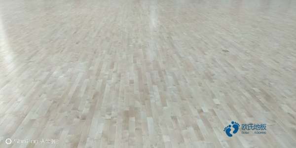 國標運動體育木地板施工流程1