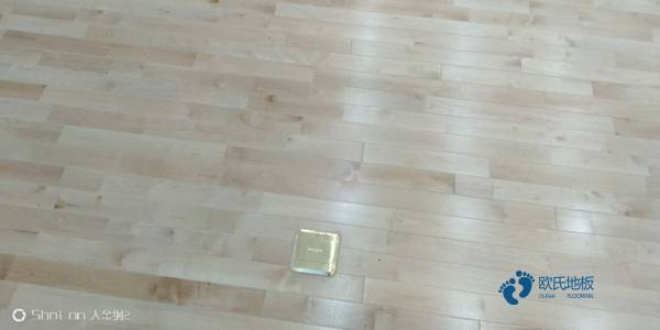 國標運動體育木地板施工流程2