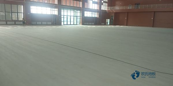 質(zhì)量好運(yùn)動(dòng)館地板施工隊(duì)2
