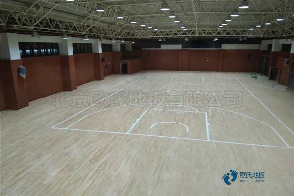 學校籃球木地板檢測3