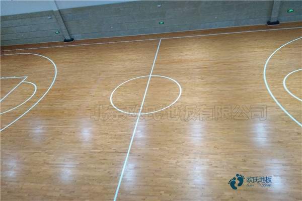 國標籃球運動地板施工工藝1