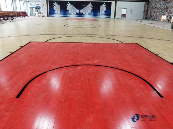 實木籃球場館地板價格一般多少錢一平方米3