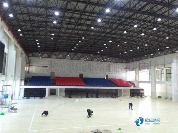 國標運動型地板施工單位2