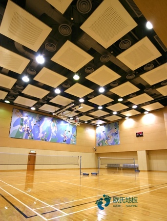 學校體育場地木地板施工隊3