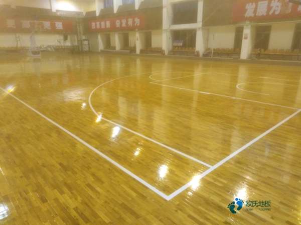 單龍骨體育籃球地板維護保養1