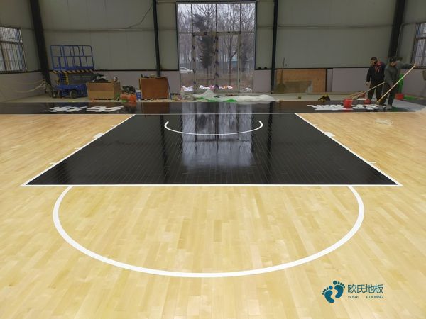 小學運動地板施工流程3