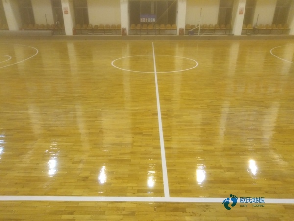 質(zhì)量好籃球場地板施工工藝1