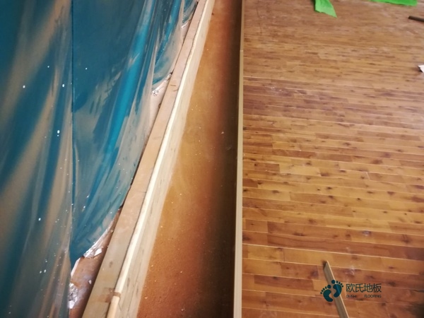 校園運動籃球地板施工流程3